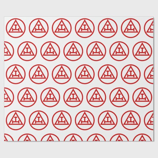 Heilige Koninklijke Boog Vrijmetselaar Vrijmetsela Cadeaupapier (Vlak)