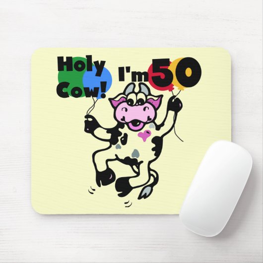 Heilige Kool Ik ben 50 T-shirts en cadeautjes Muismat (Met muis)