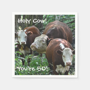 Heilige Kool Je bent 50-feesten Napkins Servet