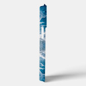 Heilige Kosmische Stroom - Blauw Zilver Symmetrie Case-Mate iPhone Case (Achterkant / Rechts)