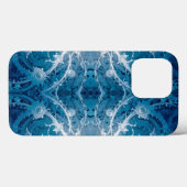 Heilige Kosmische Stroom - Blauw Zilver Symmetrie Case-Mate iPhone Case (Achterkant (horizontaal))