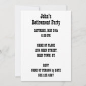 Heilige Kow Cartoon Uitnodiging (Achterkant)