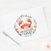 Heilige Krab Verjaardag Zeeleven Stickers (Envelop)