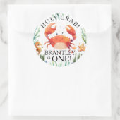 Heilige Krab Verjaardag Zeeleven Stickers (Tas)