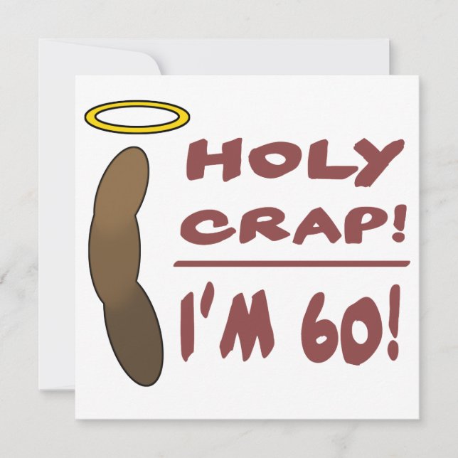 Heilige krap ik ben 60! (Voorkant)