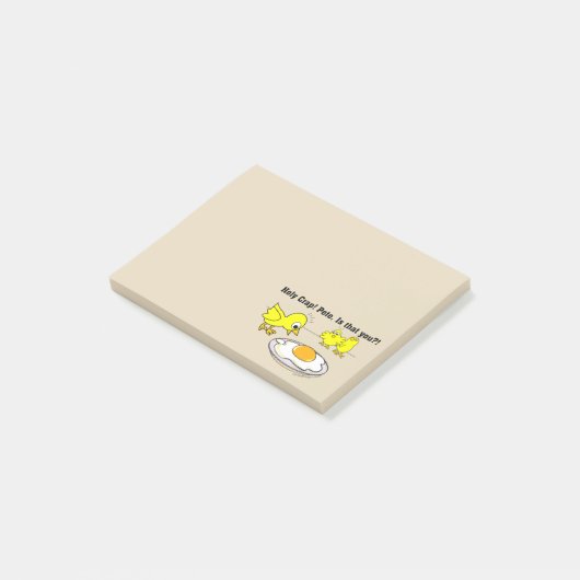 Heilige krap! Pete, ben jij dat? Beige Post-it® Notes (Schuin)