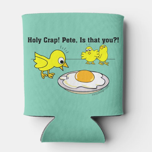 Heilige krap! Pete, ben jij dat? Blikjeskoeler (Achterkant)