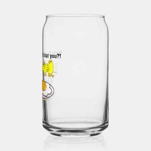 Heilige krap! Pete, ben jij dat? Blikvorm Glas (Links)