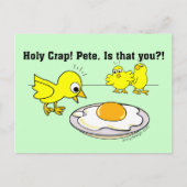 Heilige krap! Pete, ben jij dat? Briefkaart (Voorkant)