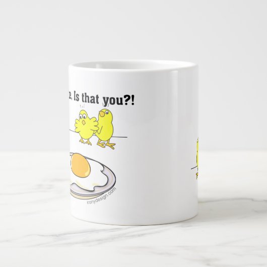 Heilige krap! Pete, ben jij dat? Grappig Grote Koffiekop (Voorkant)