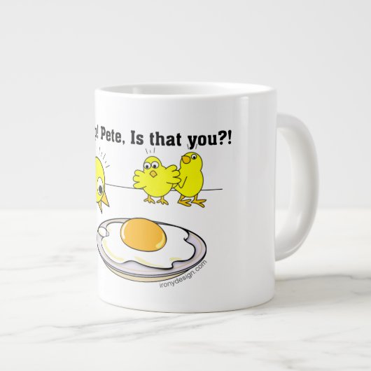 Heilige krap! Pete, ben jij dat? Grote Koffiekop (Voorkant rechts)