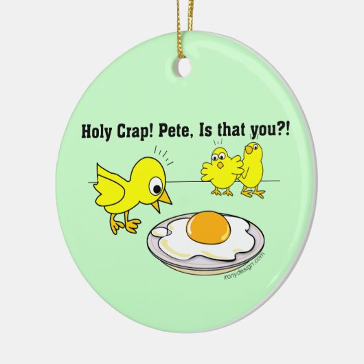 Heilige krap! Pete, ben jij dat? Keramisch Ornament (Links)