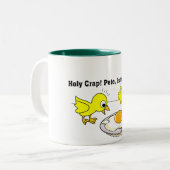 Heilige krap! Pete, ben jij dat? Tweekleurige Koffiemok (Voorkant links)