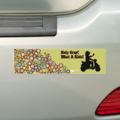 Heilige Krap, wat een Bumpersticker. Bumpersticker (Op auto)