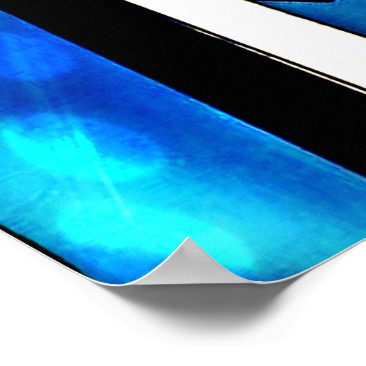 Heilige Kruidenblauwe hemel Poster (Hoek)