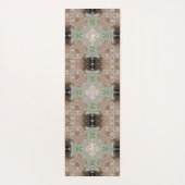 Heilige Kruis Abstract Bruine Steen Yogamat (Achterkant)