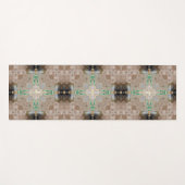Heilige Kruis Abstract Bruine Steen Yogamat (Voorkant (horizontaal))