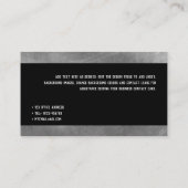 Heilige Kruis Christelijk Geloof Diaken Pastor Gee Visitekaartje (Achterkant)