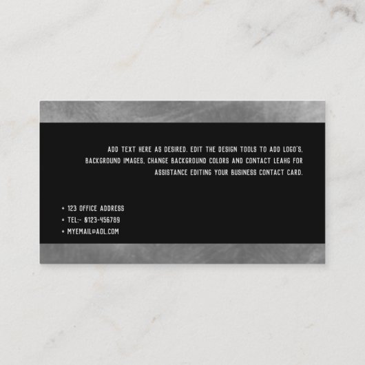 Heilige Kruis Christelijk Geloof Diaken Pastor Gee Visitekaartje (Achterkant)