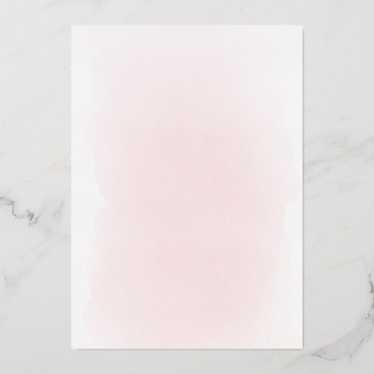 Heilige kruis Doop Folie Uitnodiging (Achterkant)