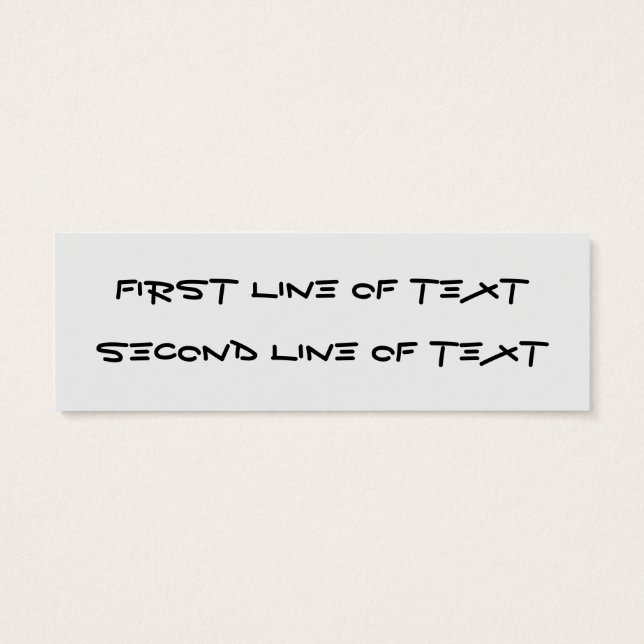 Heilige Kruis en Doves Mini Visitekaartjes (Achterkant)