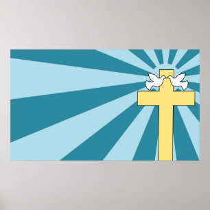 Heilige Kruis en Doves Poster