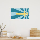 Heilige Kruis en Doves Poster (Keuken)