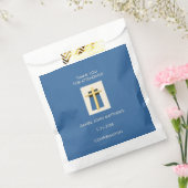 Heilige Kruis Hemel Blauwe Religieuze Partij Bedankzakje (Gezegeld)