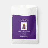 Heilige Kruis Paarse Religieuze Partij Bedankzakje (Voorkant)