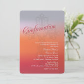 Heilige Kruis religieuze uitnodiging (Staand voorkant)