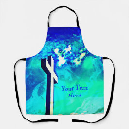 Heilige Kruis Sapphire Blue N Aqua Schort