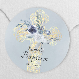 Heilige Kruisbaptisme  Ronde Sticker