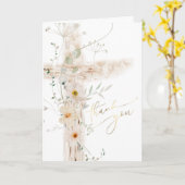 Heilige Kruisbloemige religieuze gebeurtenis Dank Kaart (Gele Bloem)