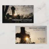 Heilige kruiselingse morticus undertair visitekaartje (Voorkant / Achterkant)