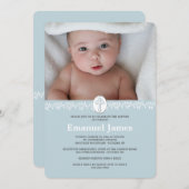 Heilige Kruisfoto Uitnodiging tot religie (Voorkant / Achterkant)