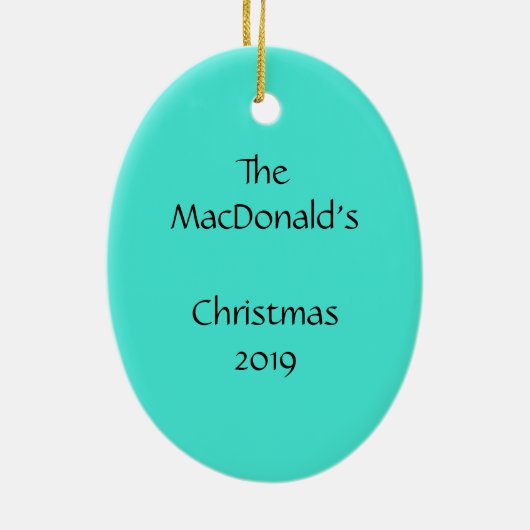 Heilige Kruispasta versteld kerstversiering Keramisch Ornament (Achterkant)