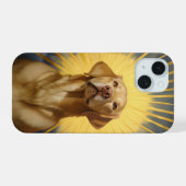 Heilige Labrador retriever iPhone 15 Case (Achterkant horizontaal)