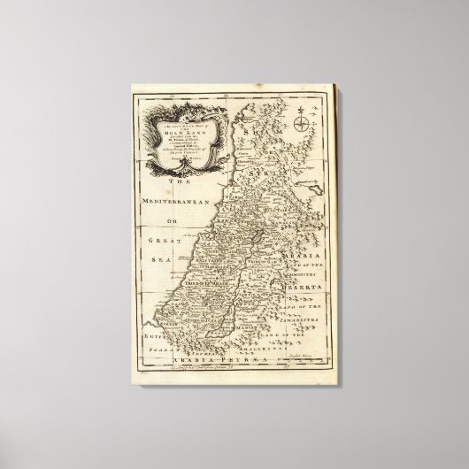 Heilige Land Canvas Afdruk (Voorkant)