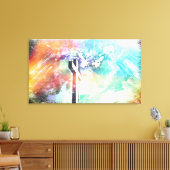 Heilige Land Cross Grunge Art Wrapped Canvas Afdruk (Insitu (Woonkamer))