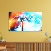 Heilige Land Cross II Gewatteerde Canvas Afdruk (Insitu (Woonkamer))
