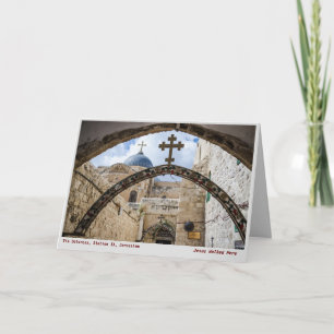 Heilige Land Foto: Via Dolorosa, Oude Stad Jeruzal Feestdagen Kaart