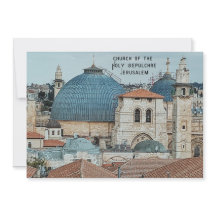 Heilige Land Gelovige Kerstkaart