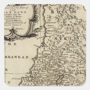 Heilige Land Vierkante Sticker
