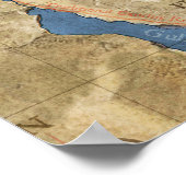 Heilige landkaart poster (Hoek)