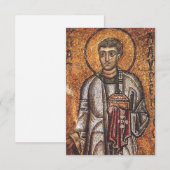 Heilige Laurentius van Rome Heilige kaart (Voorkant / Achterkant)