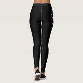 Heilige Leegte Hemelse Calligrafie Grafisch Leggings (Achterkant)
