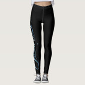 Heilige Leegte Hemelse Calligrafie Grafisch Leggings (Voorkant)