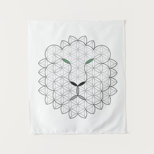 Heilige Leeuw, B01/BW. Wandkleed (Voorkant)