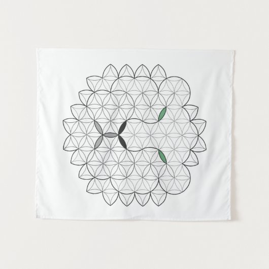 Heilige Leeuw, B01/BW. Wandkleed (Voorkant (horizontaal))