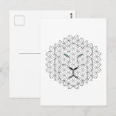 Heilige Leeuw, B051/BW. Briefkaart (Voorkant / Achterkant)